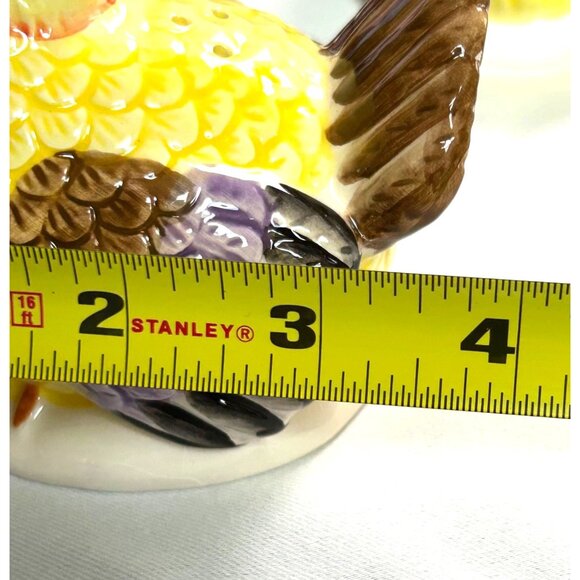 Ceramic Turkey Salt & Pepper Shakers Vintage Holiday Thanksgiving Autumn Festive - Picture 6 of 12